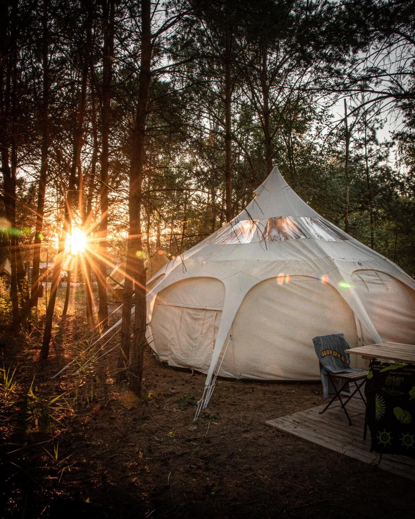 Raus Und Gut Glamping Am Graebendorfer See Drebkau Exterior photo