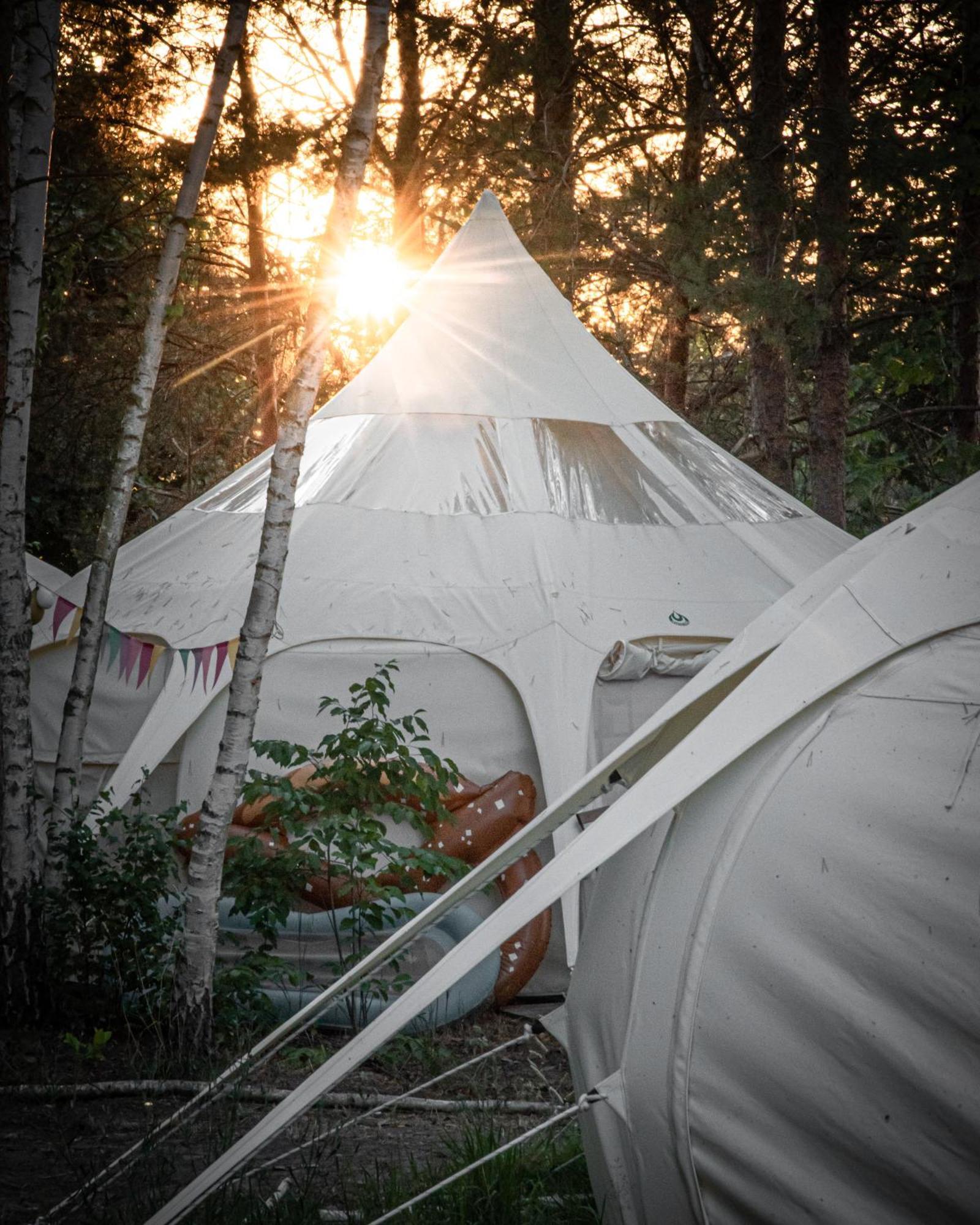 Raus Und Gut Glamping Am Graebendorfer See Drebkau Exterior photo